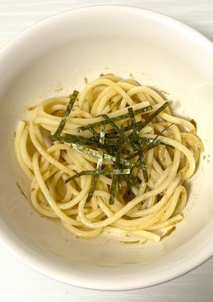 混ぜるだけ⟡.·海苔の佃煮マヨパスタ-レシピのメイン写真