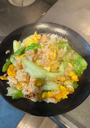 明太子レタスチャーハン-レシピのメイン写真