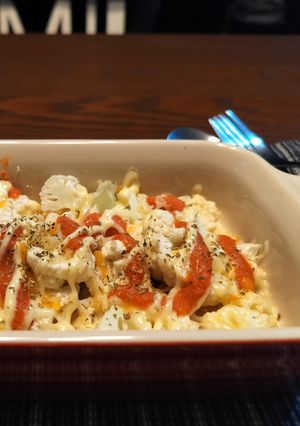 レンジで簡単カリフラワー明太マヨチーズ-レシピのメイン写真