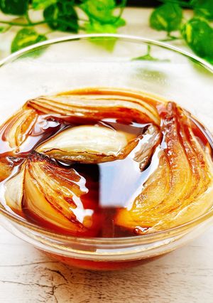 めんつゆで簡単！新玉ねぎの焼きびたし-レシピのメイン写真