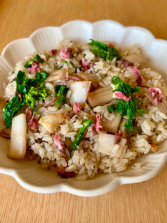 鯛だしで炊いた桜とうどの混ぜご飯-レシピのメイン写真