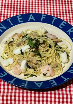 超簡単！海鮮パスタ-レシピのメイン写真