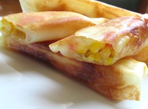 【 明太とうもろこしチーズ餅春巻き 〗-レシピのメイン写真