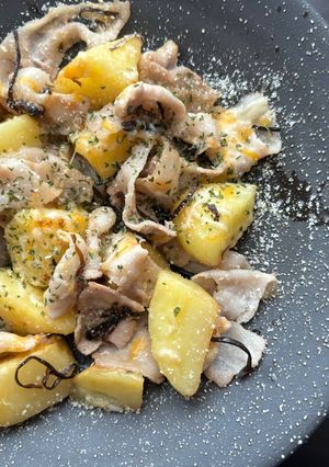豚バラ＋じゃがいも×塩昆布＋チーズ-レシピのメイン写真