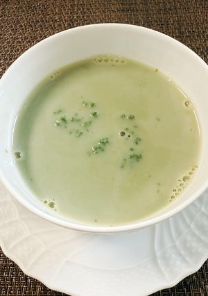 お抹茶のポタージュスープ😻-レシピのメイン写真