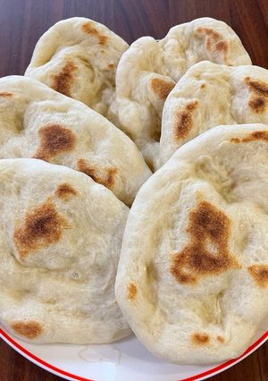 HBコネ機能とフライパンで焼くナン-レシピのメイン写真