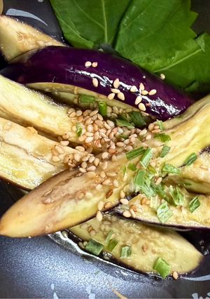 茄子の時短レンジ蒸し-レシピのメイン写真