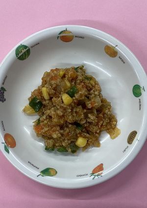 【保育所】野菜たっぷり!ドライカレー-レシピのメイン写真