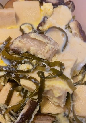 四毒抜き みりん使用 高野豆腐卵とじ-レシピのメイン写真