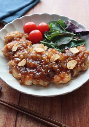 じゅわ〜っと旨い♡ガリバタハニーチキン-レシピのメイン写真