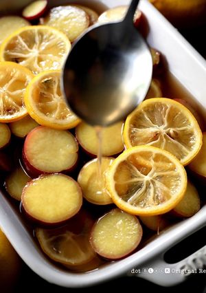 甘酸っぱい⭐︎さつまいものレモン煮-レシピのメイン写真