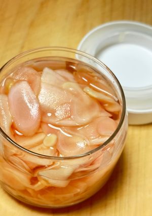 かんたん酢だけ！簡単！新生姜の甘酢漬け-レシピのメイン写真