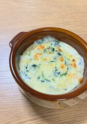 えびとほうれん草のグラタン(バターなし)-レシピのメイン写真