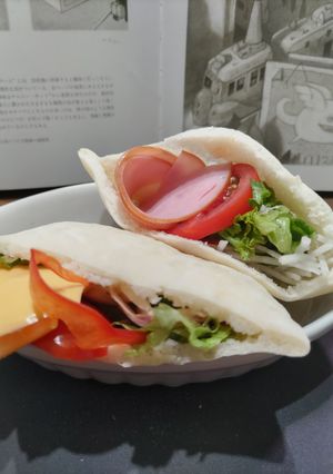 レンジ発酵時短ピタパン-レシピのメイン写真