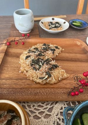 忙しい朝に！握らない焼きおにぎり-レシピのメイン写真