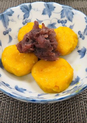 黄色い月見白玉-レシピのメイン写真