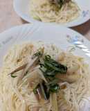 簡単★昼ごはん「大葉とみょうがの素麺」