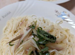 簡単★昼ごはん「大葉とみょうがの素麺」-レシピのメイン写真