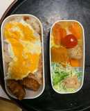 レンジシーフードレモン和風オムライス弁当