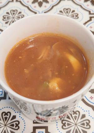 ナポリタンのパウチでスープ-レシピのメイン写真