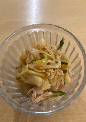鶏ササミのキムチ風味-レシピのメイン写真
