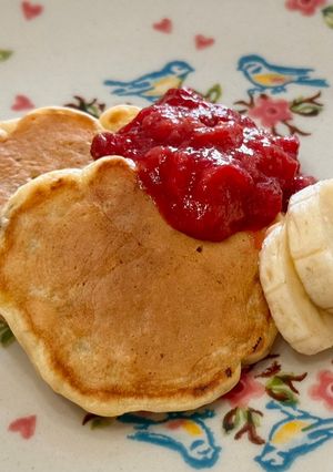 BP不使用 バナナパンケーキ-レシピのメイン写真