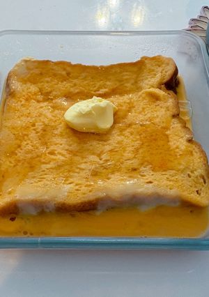 レンジでおいしく手軽にフレンチトースト🍞-レシピのメイン写真