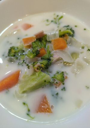 簡単！！ほっと優しいミルクスープ-レシピのメイン写真