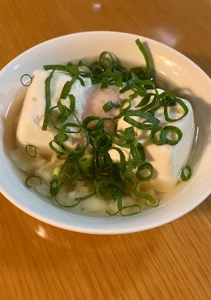 湯豆腐ON温泉♨️卵🥚-レシピのメイン写真