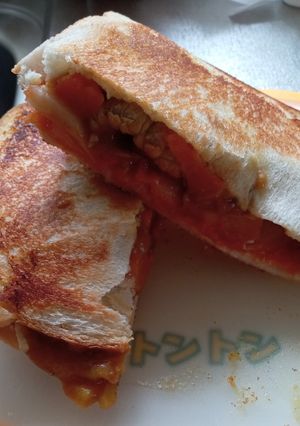 カレーホットサンド-レシピのメイン写真
