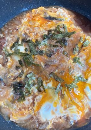 秋刀魚缶の卵とじ-レシピのメイン写真