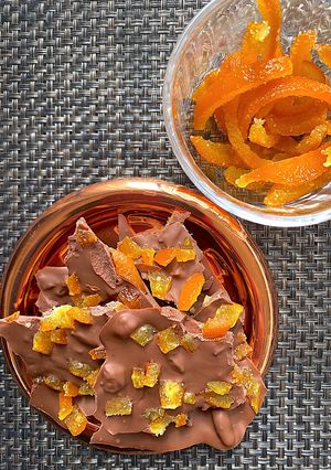 甘くほろ苦い甘夏の皮でチョコレート-レシピのメイン写真