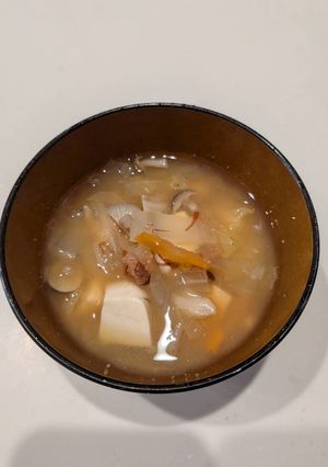 【離乳食】具だくさんみそ汁（１歳頃から）-レシピのメイン写真