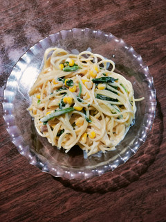 和風出汁豆乳マヨパスタ-レシピのメイン写真