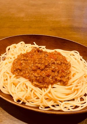トマト缶で作る超簡単ミートソース♡-レシピのメイン写真