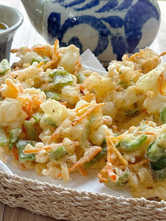 チキンDEサラダでお好みかき揚げ-レシピのメイン写真