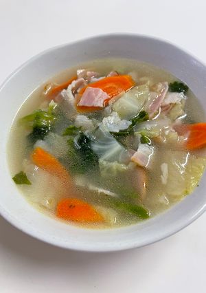 野菜たっぷりベーコンスープ-レシピのメイン写真