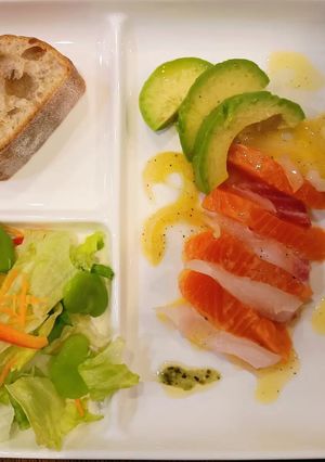 サーモンと鯛のカルパッチョ-レシピのメイン写真