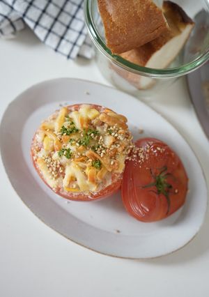 まるごとトマトのツナグラタン-レシピのメイン写真