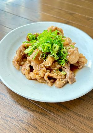 【簡単】豚こまの甘酢和え-レシピのメイン写真