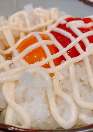 濃厚で旨い、明太バターマヨ、卵かけご飯！-レシピのメイン写真