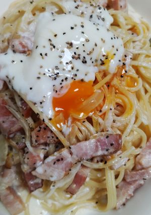 クリームスパゲッティ＊アレンジ無限大♪-レシピのメイン写真