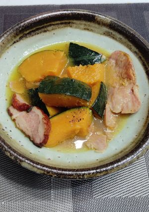 カボチャのコンソメベーコン煮-レシピのメイン写真