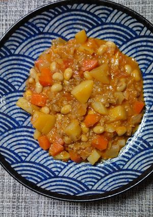 ヨウサマの減塩おやじのポークビーンズ-レシピのメイン写真