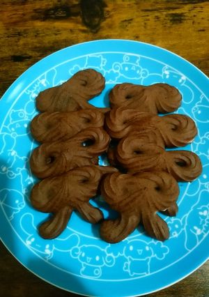 米粉の絞り出しココアクッキー-レシピのメイン写真