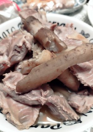 砂ずりとごぼうの梅酢煮-レシピのメイン写真
