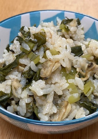 小松菜とあさりの炊き込みご飯-レシピのメイン写真