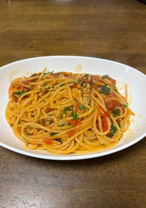 ひきわり納豆のアラビアータ-レシピのメイン写真