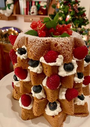 パンドーロの飾付け★クリスマスケーキ-レシピのメイン写真