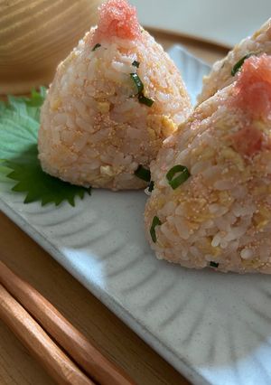 たまごとたらこバターおにぎり-レシピのメイン写真